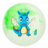 Мяч ПВХ 22 см Дракоша сине-зеленый 995862