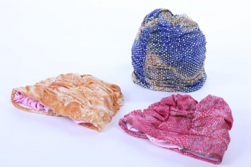 Шапочка для плавания Lyc с драпировкой цвета микс 01004 фото 2 Шапочка для плавания Lyc с драпировкой цвета микс 01004 фото 2